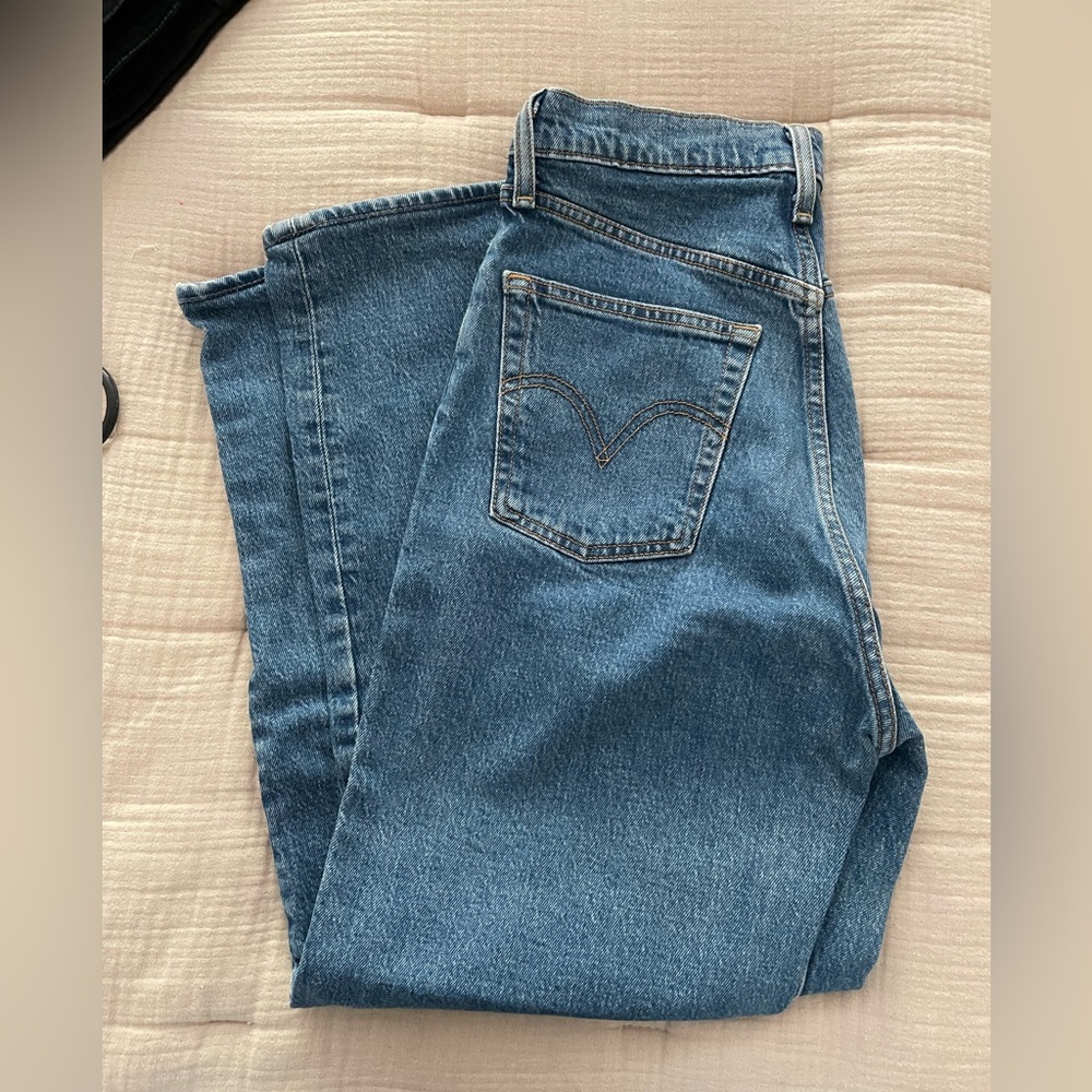 Levi’s Ribcage Straight Jeans Size 27 - Picture 3 of 9